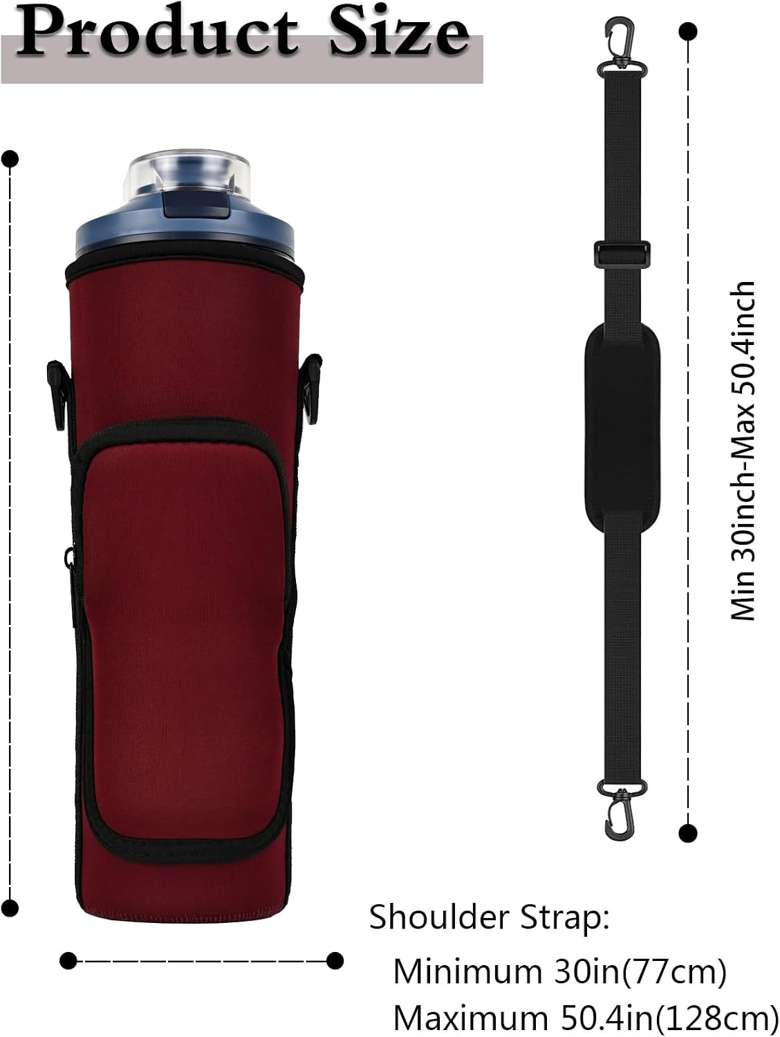 Portable Blender Storage Bag Sleeve for Ninja Blast Max Portable Blender | with Shoulder Strap and Accessory Pocket for Ninja Blast Max BC251NV/BC251GY/BC251MT/BC251PK/BC251LD Portable Blender
