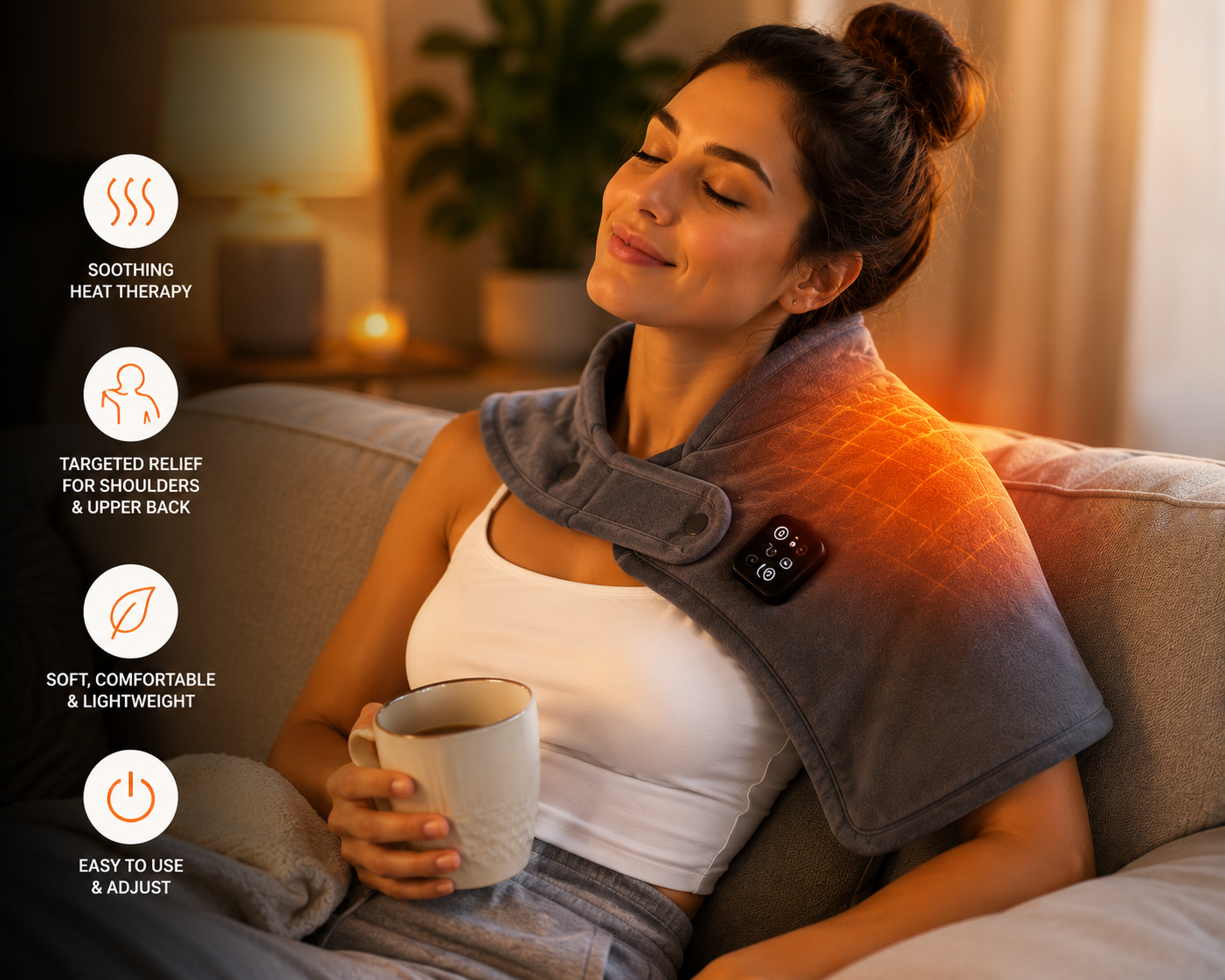 Elyvon Heated Shoulder Recovery Wrap