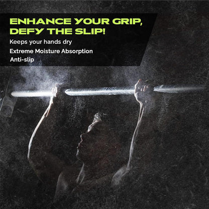 Gym Chalk | Magnesium Carbonate Athletic Chalk for Excellent Grip - Gym Workout Grip Chalk for Weightlifting & Gymnastics.