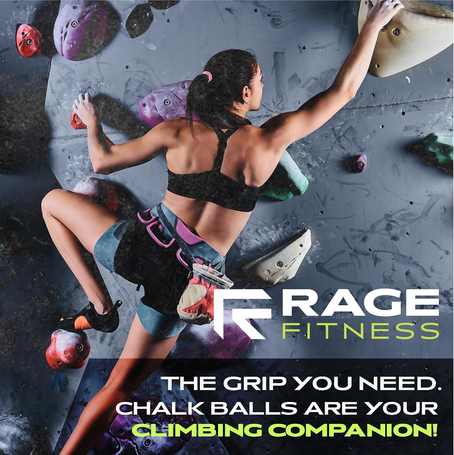 Gym Chalk | Magnesium Carbonate Athletic Chalk for Excellent Grip - Gym Workout Grip Chalk for Weightlifting & Gymnastics.